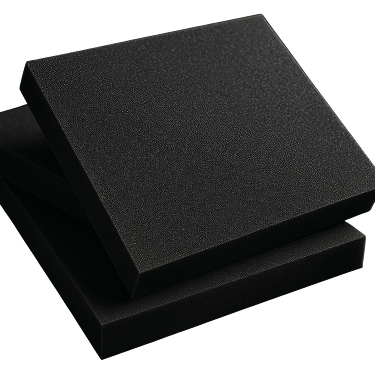 Placa Acústica Trançada - Visão lateral